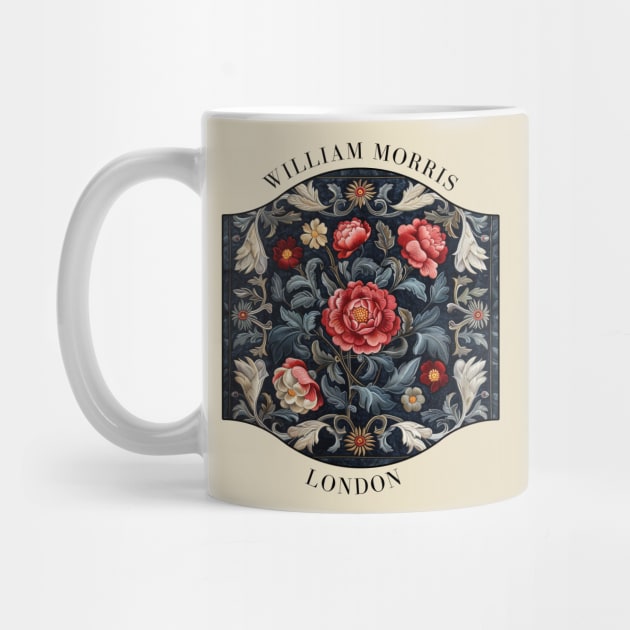 William Morris "Rustic Floral Tapestry" by William Morris Fan